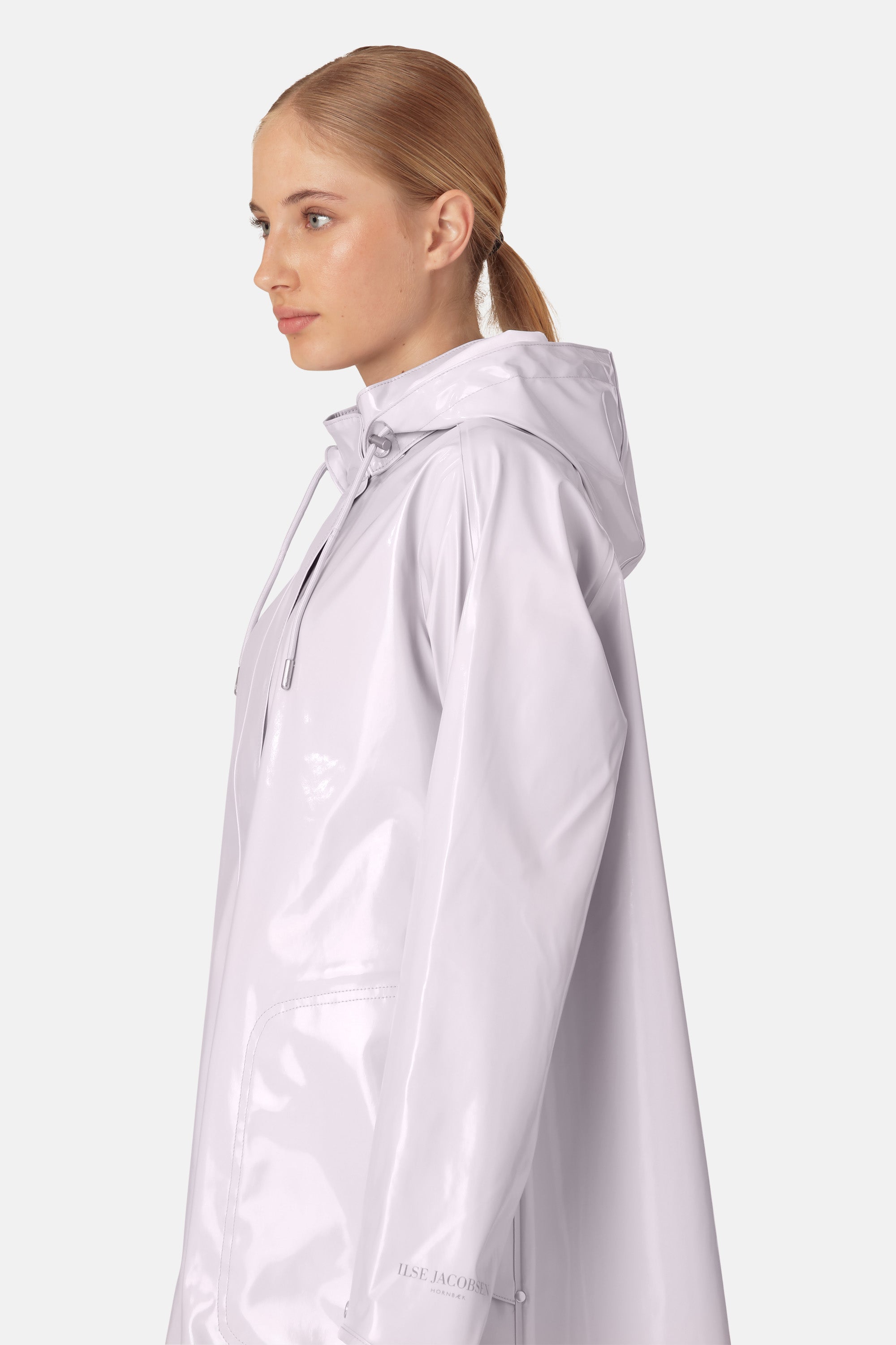 Ilse Jacobsen Hornbæk Rain Long Raincoat Raincoat 557 Thistle
